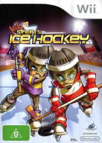 Kidz Sports: Ice Hockey Wii US box art